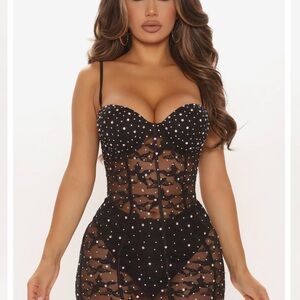 Fashionnova Black Sheer gem